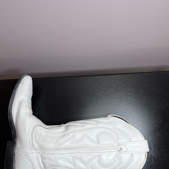 Vittorio Ricci White Cowgirl Boots 6M - Picture 11 of 16